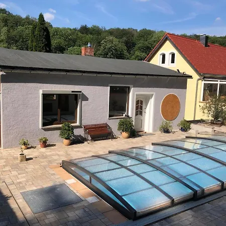 Vacation With Pool In Seusslitzer Grundool *
